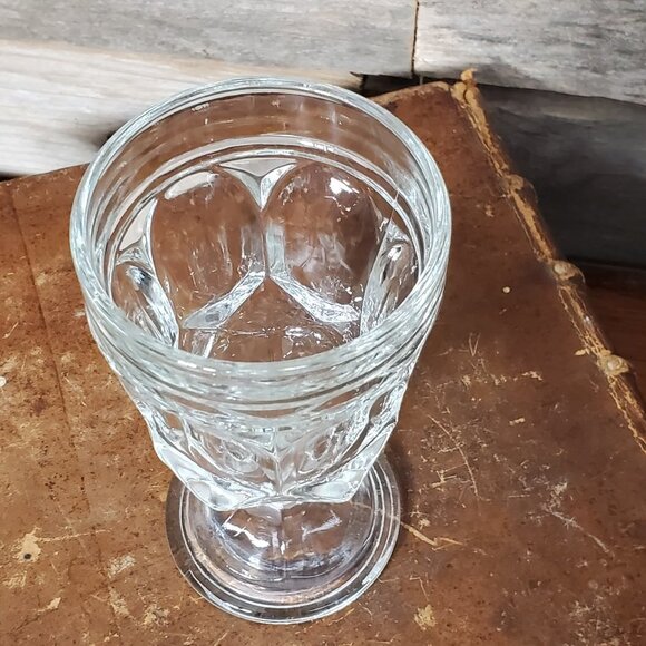 Fairfield Clear by Anchor Hocking - Water Goblet - Vintage 70's. #2 - Picture 9 of 10